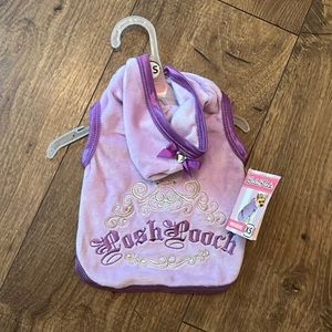 🐶🐾 Lulu Pink “Posh Pooch” Hoodie (Girl) XS